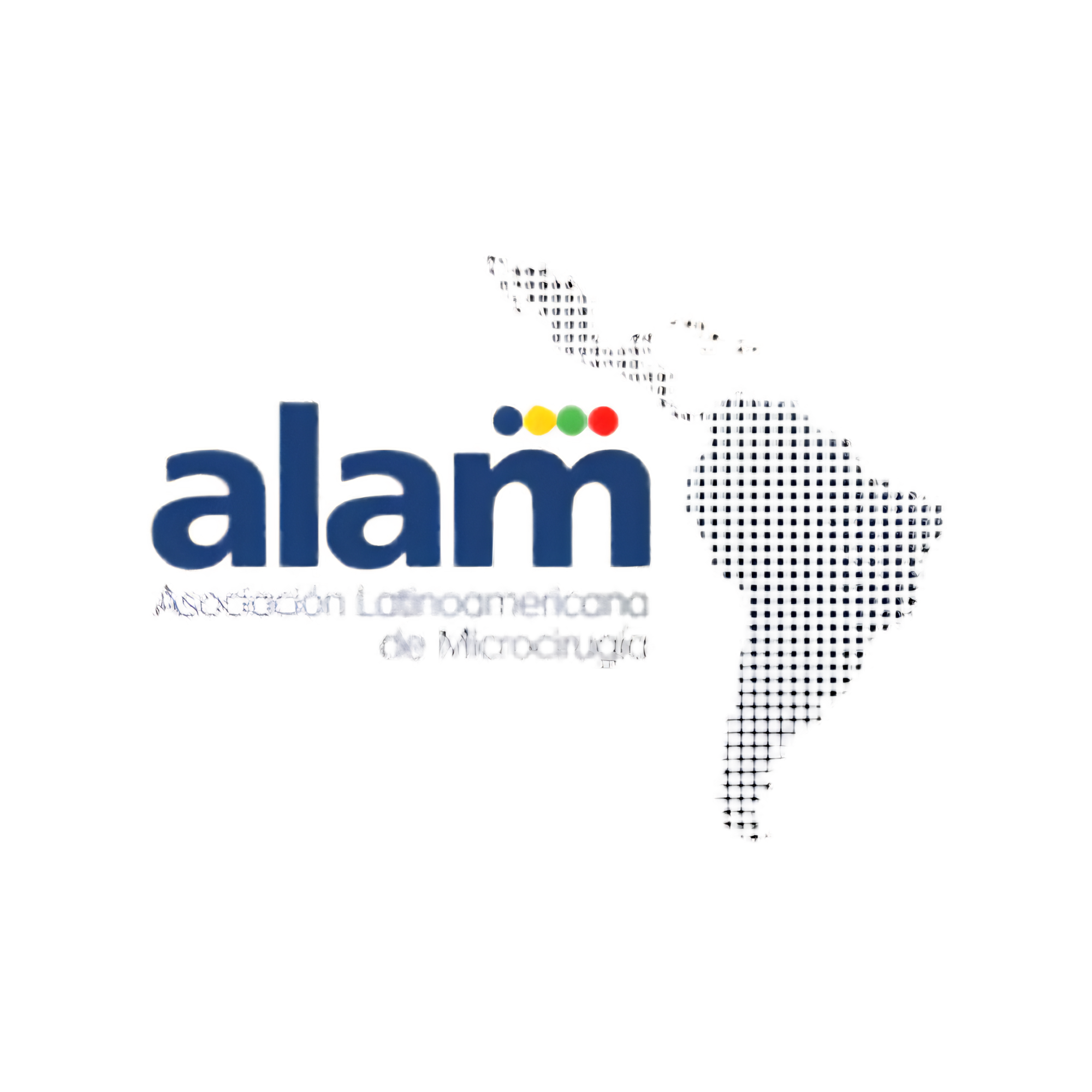 Logo de ALAM (Asociación Latinoamericana de Cirugía Plástica), organización científica que reúne a especialistas en cirugía plástica, estética y reconstructiva de América Latina.